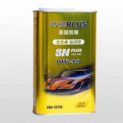 0W40 gasoline engine oil